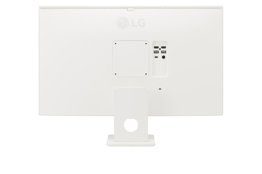 LG 27” 4K UHD IPS Smart Monitor με webOS, Front ViewΠίσω όψη, 27U731SA-W, thumbnail 7