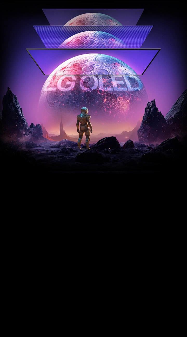 Οι πλανητικές εικόνες φαίνονται φωτεινότερες και καθαρότερες στις οθόνες LG OLED.	