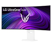 LG Κυρτή smart οθόνη για παιχνίδια LG UltraGear™ 39 ιντσών OLED 240Hz WQHD | webOS, 0.03ms (GtG), 240Hz, DisplayHDR True Black 400, πλαϊνή όψη σε γωνία -15 μοιρών, 39GX90SA-W, thumbnail 2