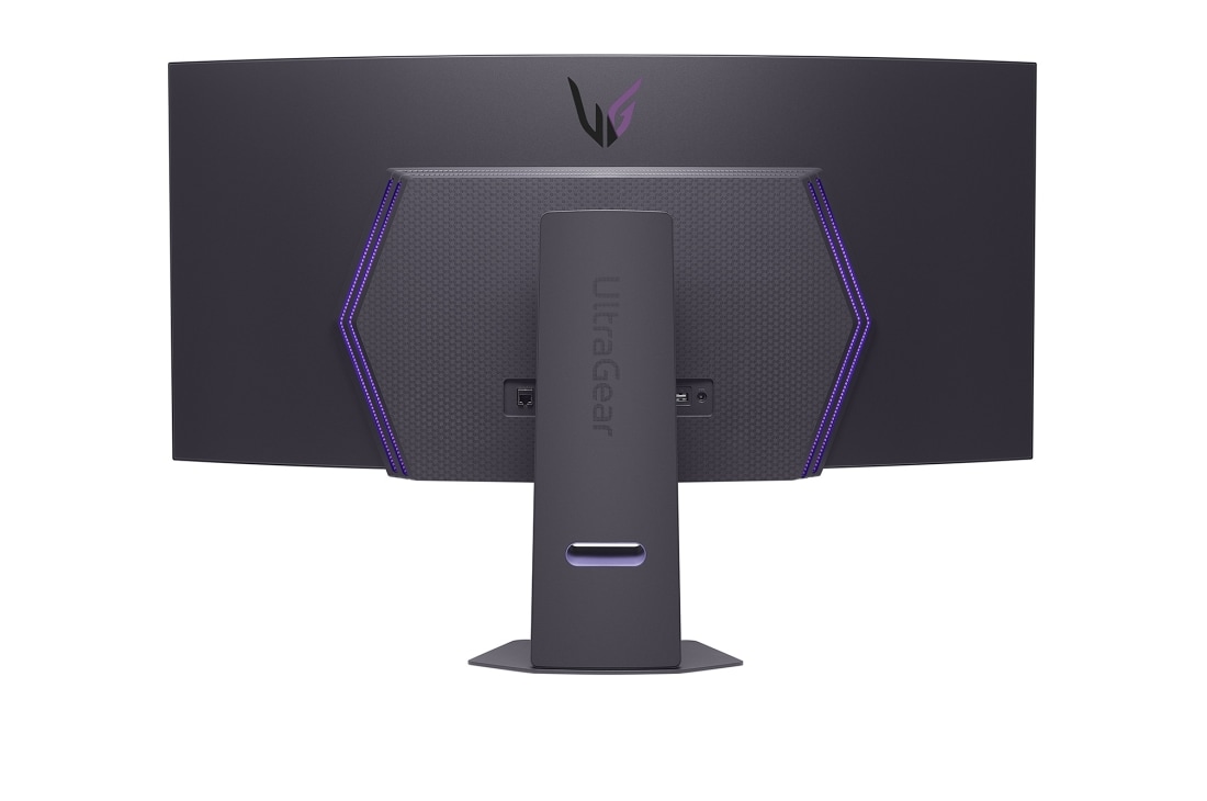 LG Κυρτή smart οθόνη για παιχνίδια LG UltraGear™ 45 ιντσών OLED 240Hz WQHD | webOS, 0.03ms (GtG), 240Hz, DisplayHDR True Black 400, πίσω όψη με αναμμένα φώτα, 45GX90SA-B, thumbnail 5