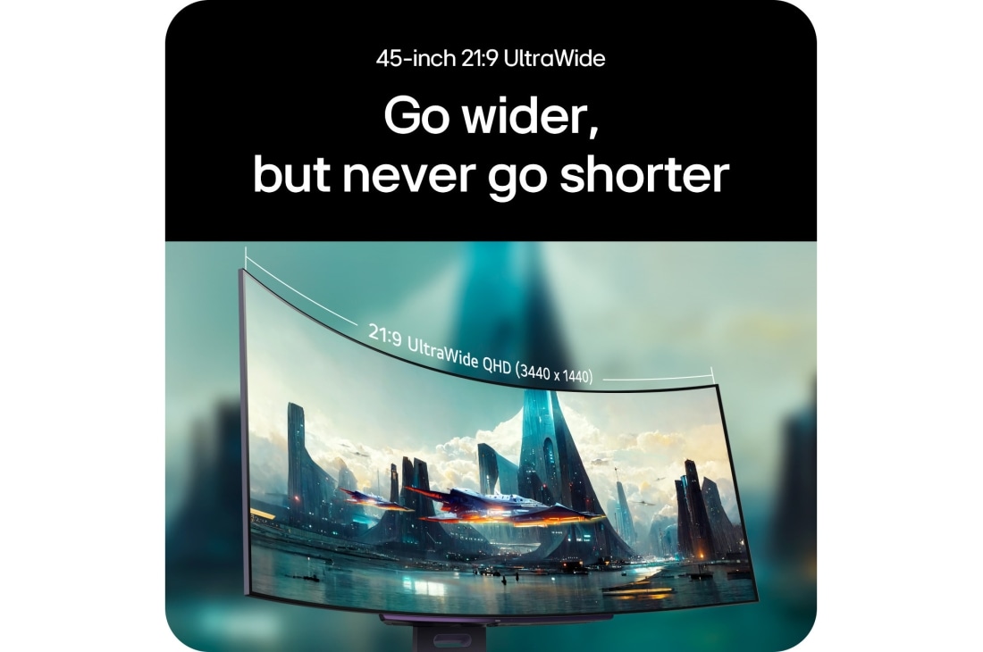 LG Κυρτή smart οθόνη για παιχνίδια LG UltraGear™ 45 ιντσών OLED 240Hz WQHD | webOS, 0.03ms (GtG), 240Hz, DisplayHDR True Black 400, USP, 45GX90SA-B, thumbnail 17