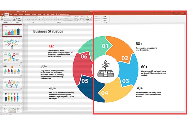 Συγκριτική εικόνα της δεξιάς πλευράς με εφαρμογή flicker safe και της αριστερής πλευράς χωρίς flicker safe.