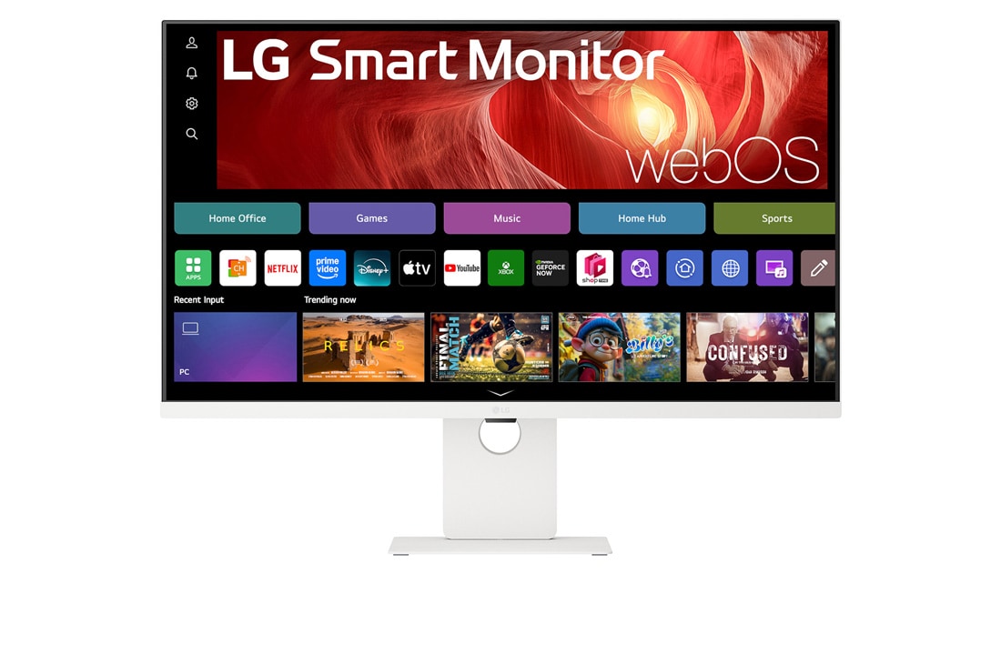 LG Smart Monitor 36,5 ιντσών 4K UHD IPS  με webOS, μπροστινή όψη, 37U730SA-W, thumbnail 2