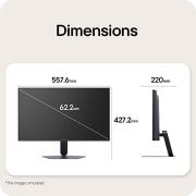 LG Copilot said:  UltraGear™ G5 25 ιντσών, Gaming Monitor FHD 200Hz, Μπροστινή και πλαϊνή όψη μιας οθόνης για παιχνίδια που απεικονίζει τις συνολικές διαστάσεις και τον σχεδιασμό του προφίλ της., 25G523B-B, thumbnail 12