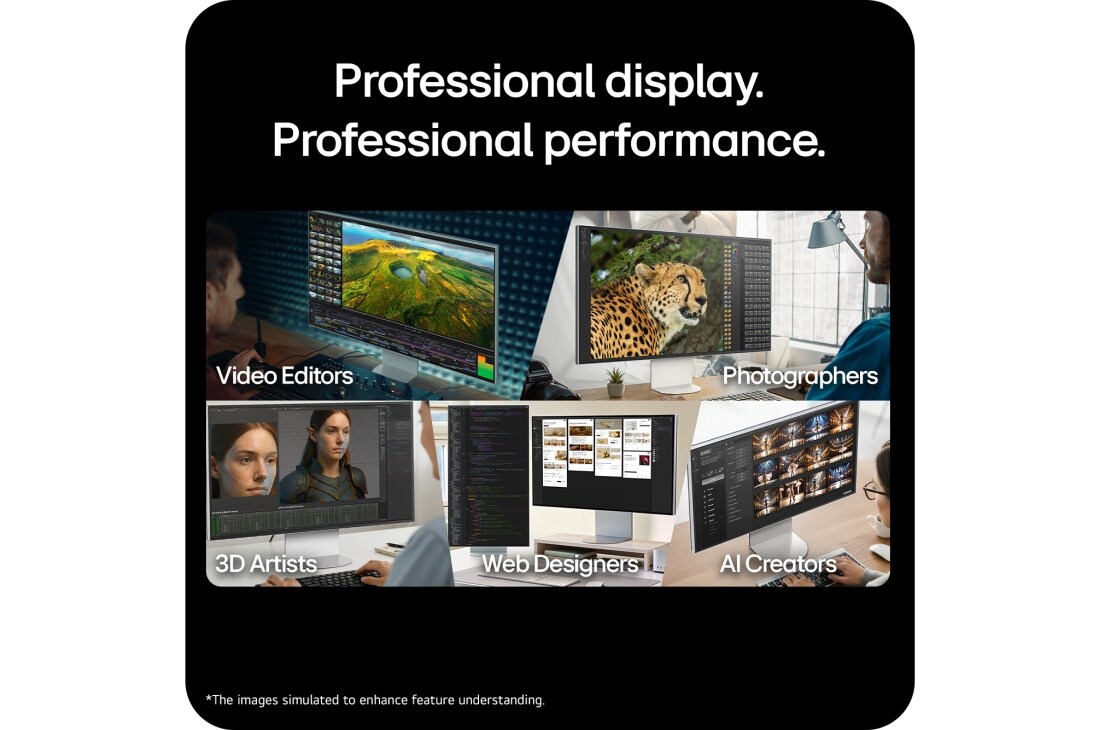 LG UltraFine™evo 32 ιντσών Nano IPS Black 6K με Thunderbolt™ 5, Κάρτα USP: Επαγγελματική οθόνη. Επαγγελματική απόδοση., 32U990A-S, thumbnail 13