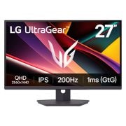 LG  LG UltraGear™ G6 27 ιντσών 200Hz QHD│27G610A με sRGB 99% (Typ.), VESA DisplayHDR™ 400, 1ms (GtG), HDMI 2.0, μπροστινή όψη, 27G610A-B, thumbnail 1