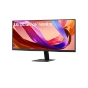 LG Οθόνη 34 ιντσών UltraWide 21:9 WFHD (2560x1080) IPS, Πλαϊνή όψη σε γωνία -15 μοιρών, 29U511A-B, thumbnail 2