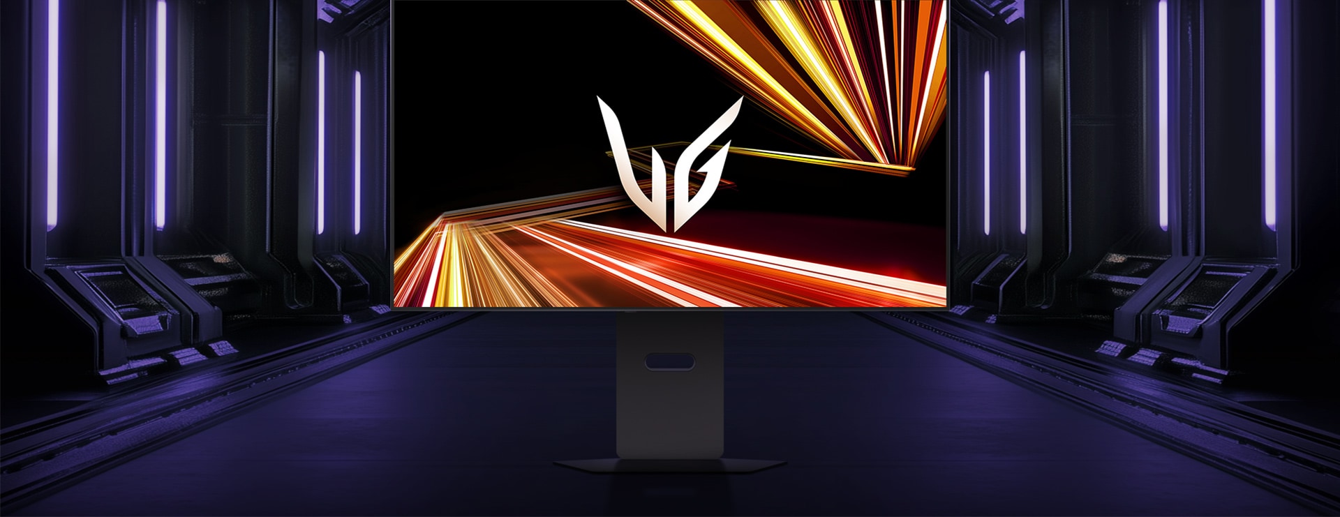 Μπροστινή εικόνα της οθόνης παιχνιδιών UltraGear™ 32gx870a.
