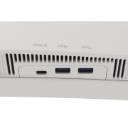 LG UltraFine™ 40 ιντσών Nano IPS Black 5K2K με Thunderbolt™ 5, Κοντινή λήψη θυρών, 40U990A-W, thumbnail 11