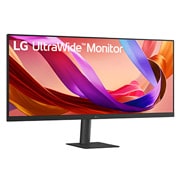 LG Οθόνη 34 ιντσών UltraWide 21:9 WFHD (2560x1080) IPS, Πλαϊνή όψη σε γωνία +15 μοιρών, 34U511A-B, thumbnail 3