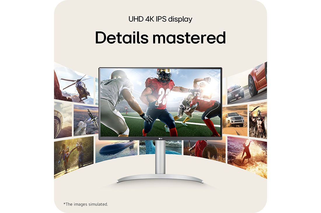 LG Οθόνη 27'' UHD 4K IPS με VESA DisplayHDR™ 400, detailed, 27UP850K-W, thumbnail 12