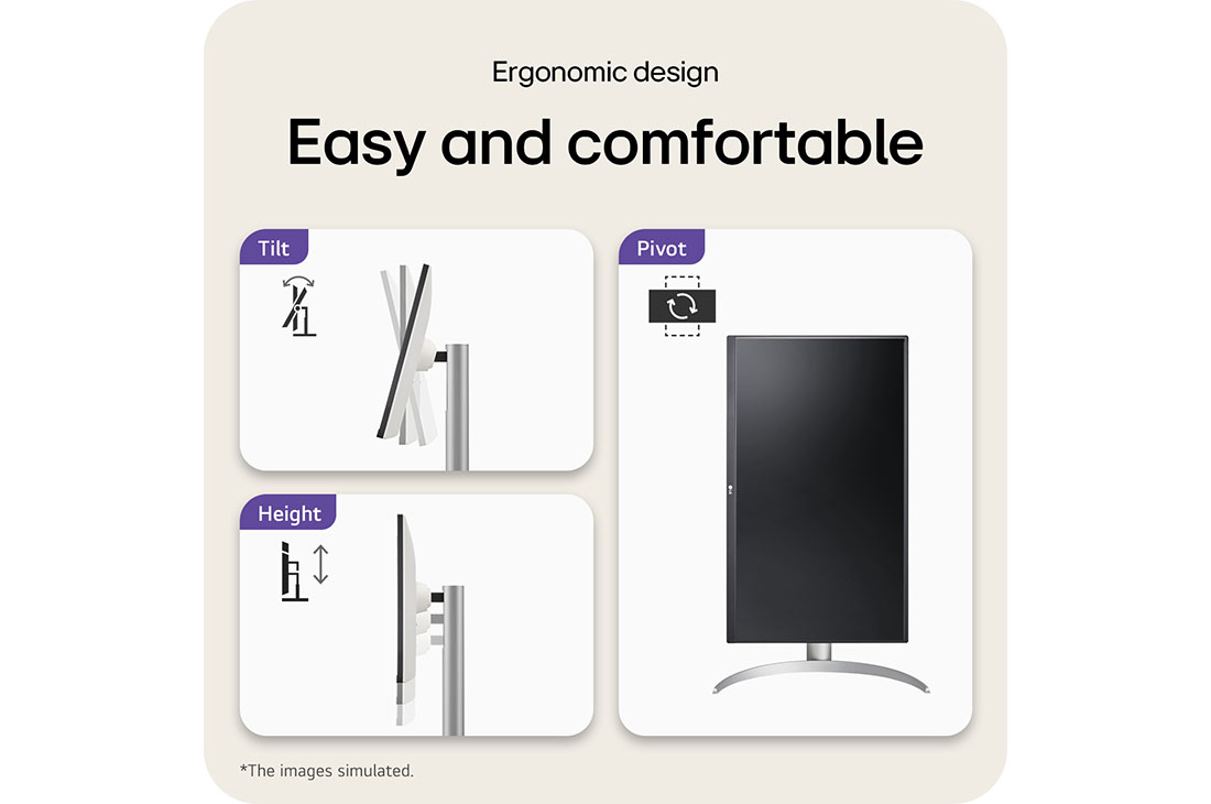 LG Οθόνη 27'' UHD 4K IPS με VESA DisplayHDR™ 400, detailed, 27UP850K-W, thumbnail 14