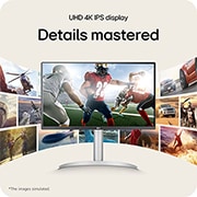 LG Οθόνη 27'' UHD 4K IPS με VESA DisplayHDR™ 400, detailed, 27UP850K-W, thumbnail 12