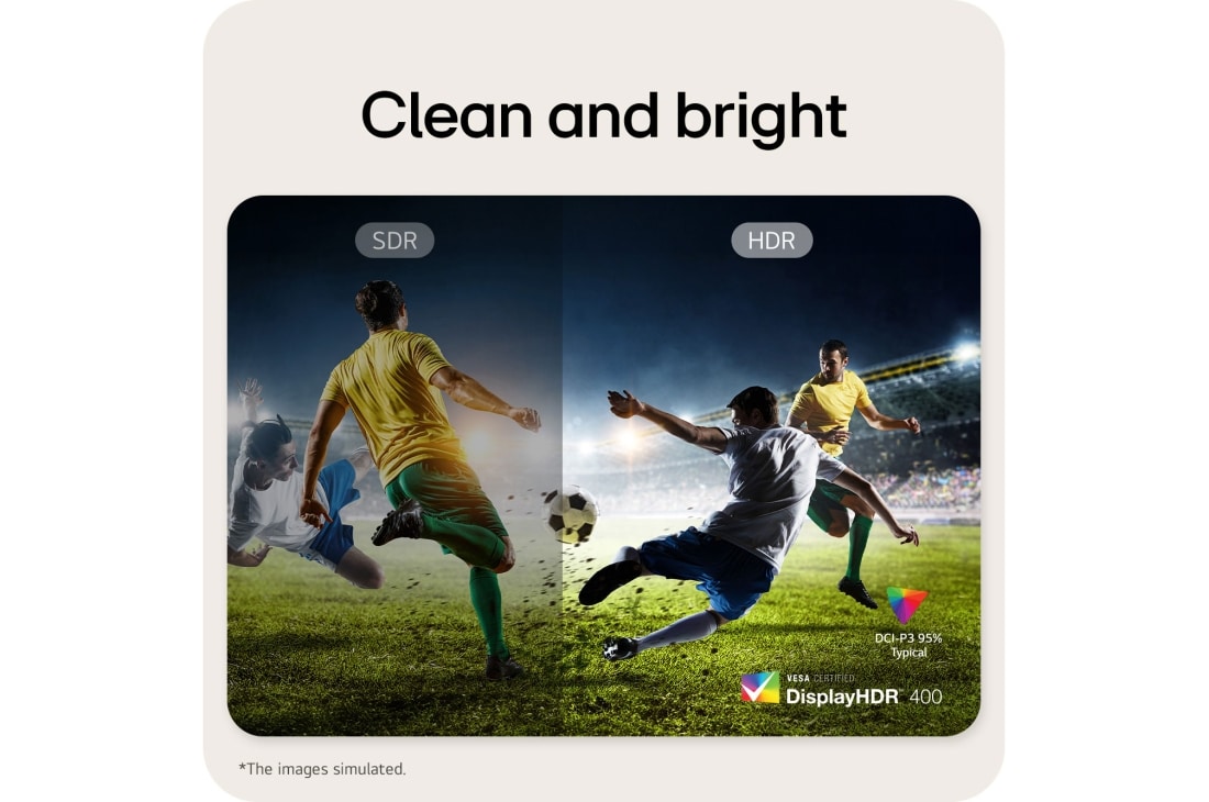 LG Οθόνη 27'' UHD 4K IPS με VESA DisplayHDR™ 400, clean and bright, 27UP650K-W, thumbnail 11