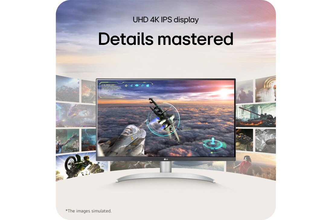 LG Οθόνη 27'' UHD 4K IPS με VESA DisplayHDR™ 400, detailed, 27UP650K-W, thumbnail 12