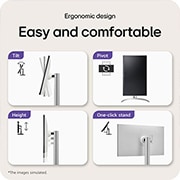 LG Οθόνη 27'' UHD 4K IPS με VESA DisplayHDR™ 400, detailed, 27UP650K-W, thumbnail 13