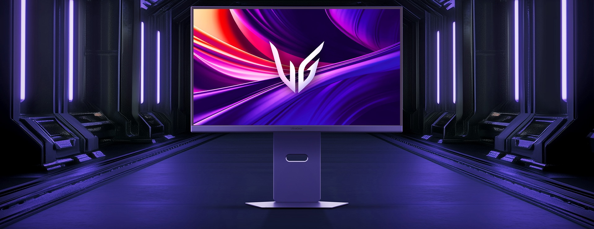 Μπροστινή εικόνα της οθόνης παιχνιδιών UltraGear™ 27G850a.