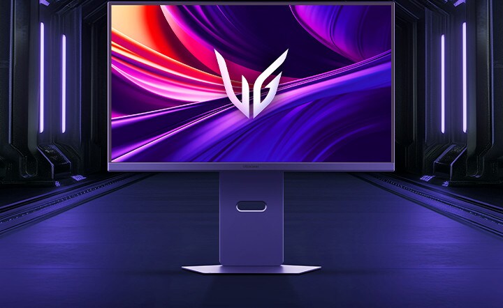 Μπροστινή εικόνα της οθόνης παιχνιδιών UltraGear™ 27G850a.