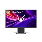 LG  LG UltraGear™ 27 ιντσών UHD 4K Nano IPS Black 240Hz | 1ms (GtG), DP 2.1, DisplayHDR 600, μπροστινή όψη της οθόνης με τη βάση κάτω, 27G850A-B, thumbnail 4