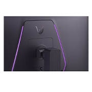 LG UltraGear™ 27 ιντσών OLED QHD Gaming Monitor 4ης Γενιάς, κοντινό πλάνο του πίσω εμβλήματος, 27GX790B-B, thumbnail 14