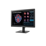 LG Μόνιτορ εφαρμογών κλινικής αξιολόγησης LG 24” 2MP IPS, Πλαϊνή όψη σε γωνία -15 μοιρών, 24HR513C-B, thumbnail 2