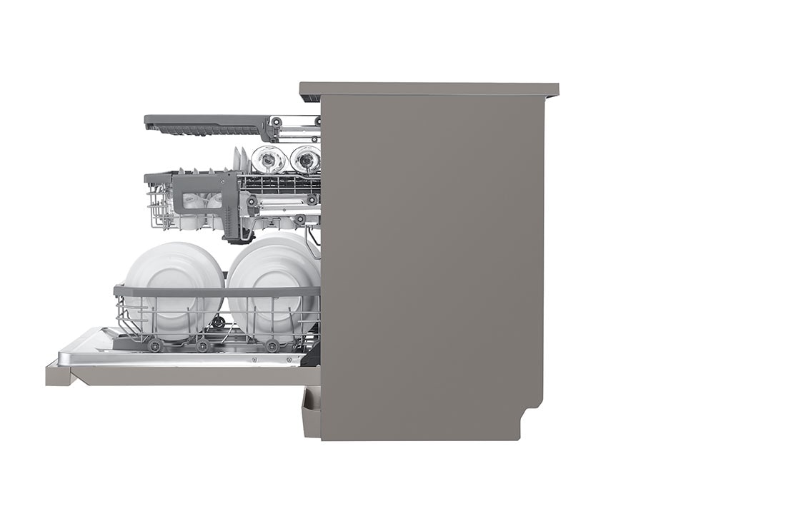 LG Πλυντήριο πιάτων με ατμό LG QuadWash™, Side view, DF325FPS, thumbnail 10