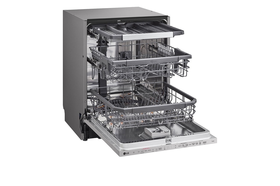 LG Εντοιχιζόμενο πλυντήριο πιάτων με ατμό LG QuadWash™, DB365TXS, thumbnail 4