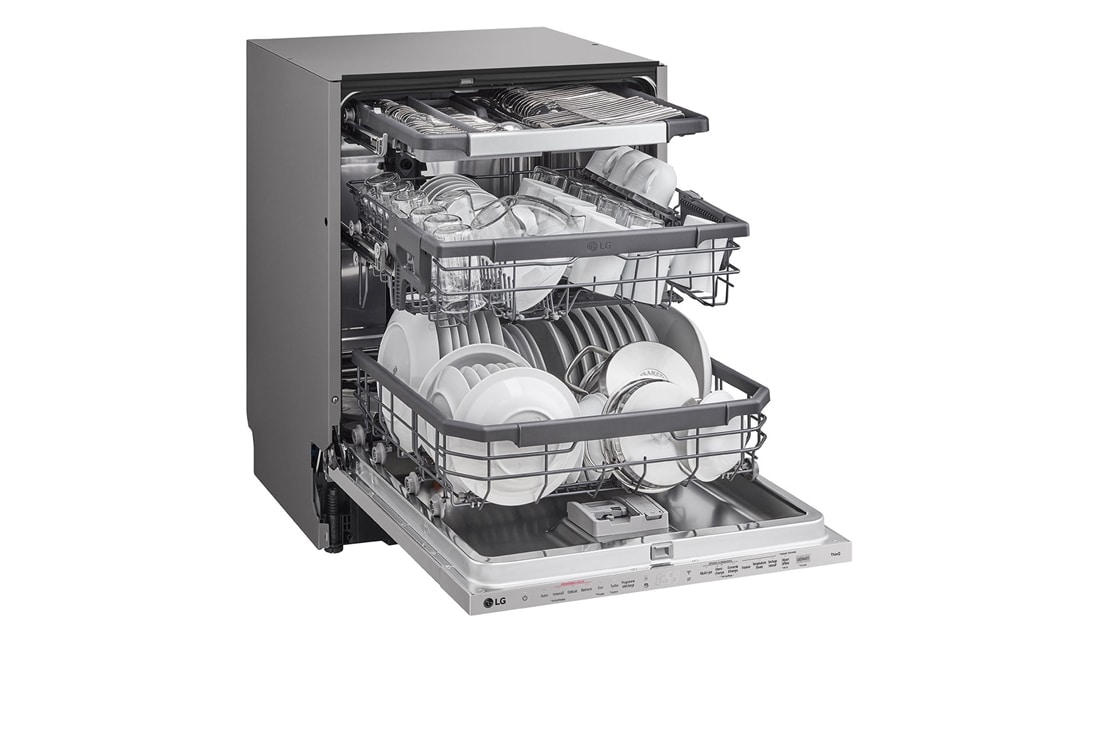 LG Εντοιχιζόμενο πλυντήριο πιάτων με ατμό LG QuadWash™, DB365TXS, thumbnail 5
