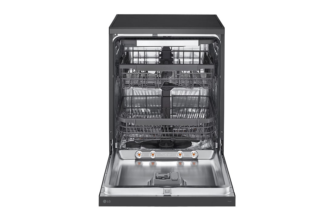 LG Πλυντήριο πιάτων με ατμό LG QuadWash™, Μπροστινή όψη (άδειο, ανοιχτή πόρτα), DF365FMS, thumbnail 2