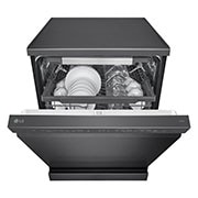 LG Πλυντήριο πιάτων με ατμό LG QuadWash™, Μπροστινή όψη (γεμάτο, μισάνοιχτη πόρτα), DF365FMS, thumbnail 12