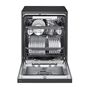 LG Πλυντήριο πιάτων με ατμό LG QuadWash™, Μπροστινή όψη (πιάτο, πόρτα ανοιχτή), DF365FMS, thumbnail 3
