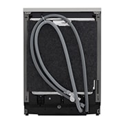 LG Πλυντήριο πιάτων με ατμό LG QuadWash™, Αριστερή πλαϊνή όψη (άδειο, μισάνοιχτη πόρτα) τοποθετημένο στην γκρι κουζίνα, DF455HPS, thumbnail 14