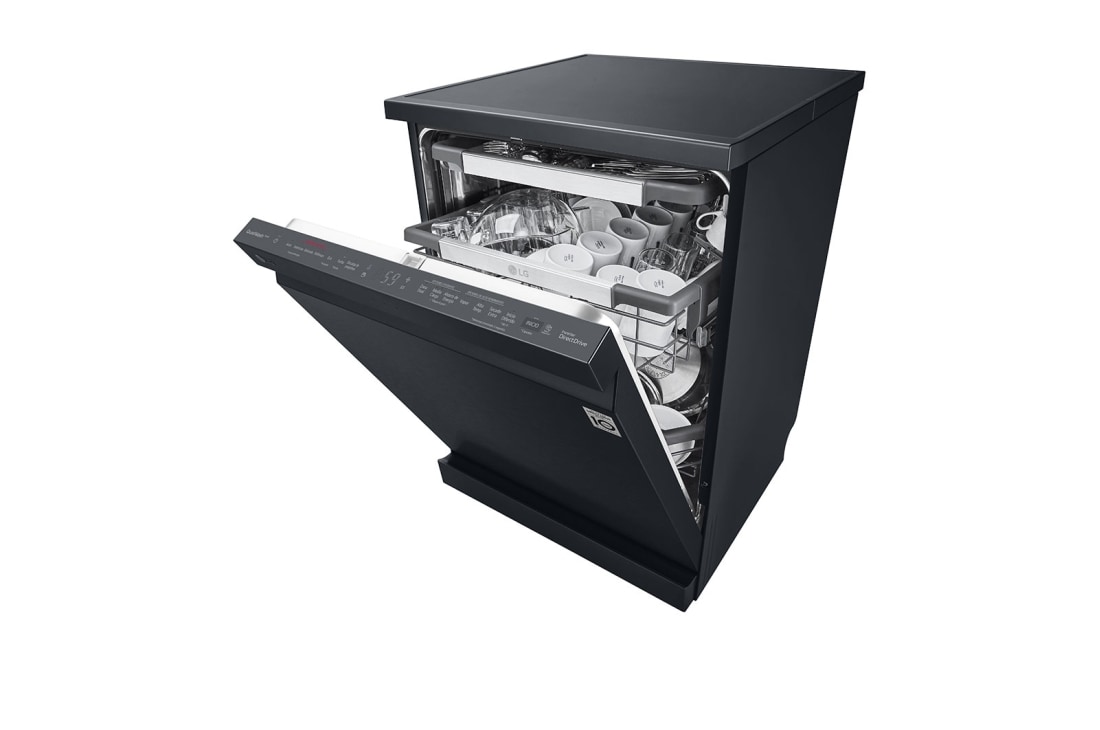 LG Πλυντήριο πιάτων με ατμό LG QuadWash™, QuadWash™_Εμφανίζεται το ακροφύσιο QuadWash και η λειτουργία QuadWash μεταφέρεται μέσω ενός εικονιδίου., DF455HMS, thumbnail 9