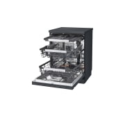 LG Πλυντήριο πιάτων με ατμό LG QuadWash™, Ενεργειακή απόδοση B_Το πλυντήριο πιάτων είναι εγκατεστημένο στη λευκή κουζίνα και το ενεργειακό σήμα B βρίσκεται στη δεξιά πλευρά., DF455HMS, thumbnail 7