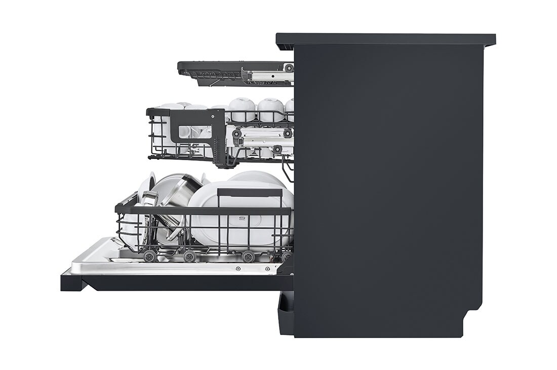 LG Πλυντήριο πιάτων με ατμό LG QuadWash™, Top Open View, DF587HMS, thumbnail 12