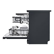 LG Πλυντήριο πιάτων με ατμό LG QuadWash™, Right Side with dishes, DF587HMS, thumbnail 11