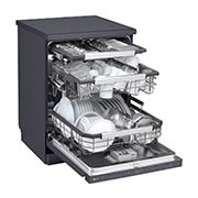 LG Πλυντήριο πιάτων με ατμό LG QuadWash™, Left Side top open, DF587HMS, thumbnail 6