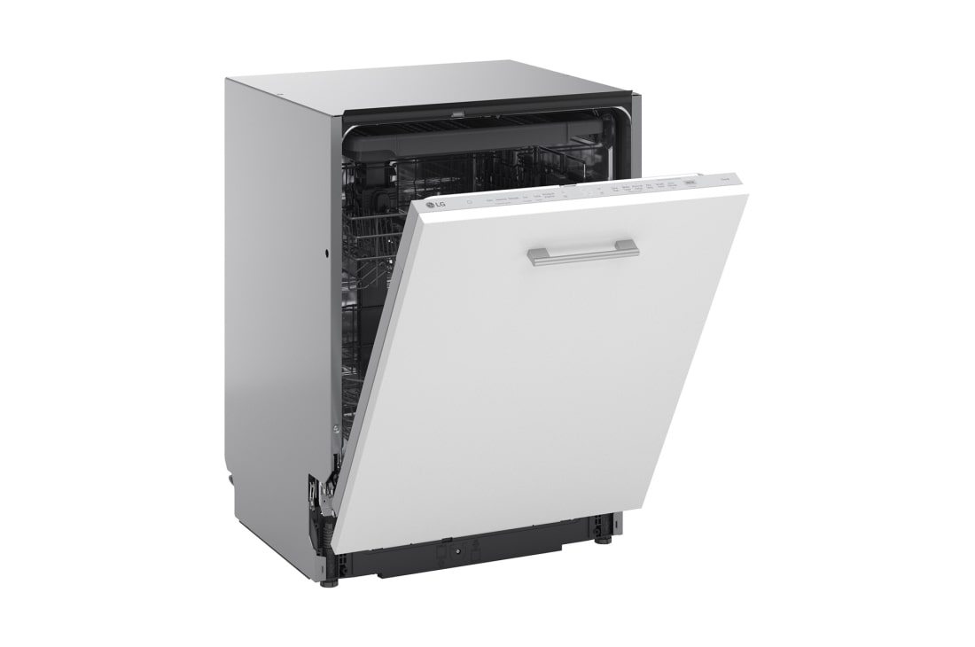 LG Εντοιχιζόμενο πλυντήριο πιάτων με ατμό και LG QuadWash™, Αριστερή πλαϊνή όψη ανοιχτής πόρτας, DB273TX, thumbnail 8