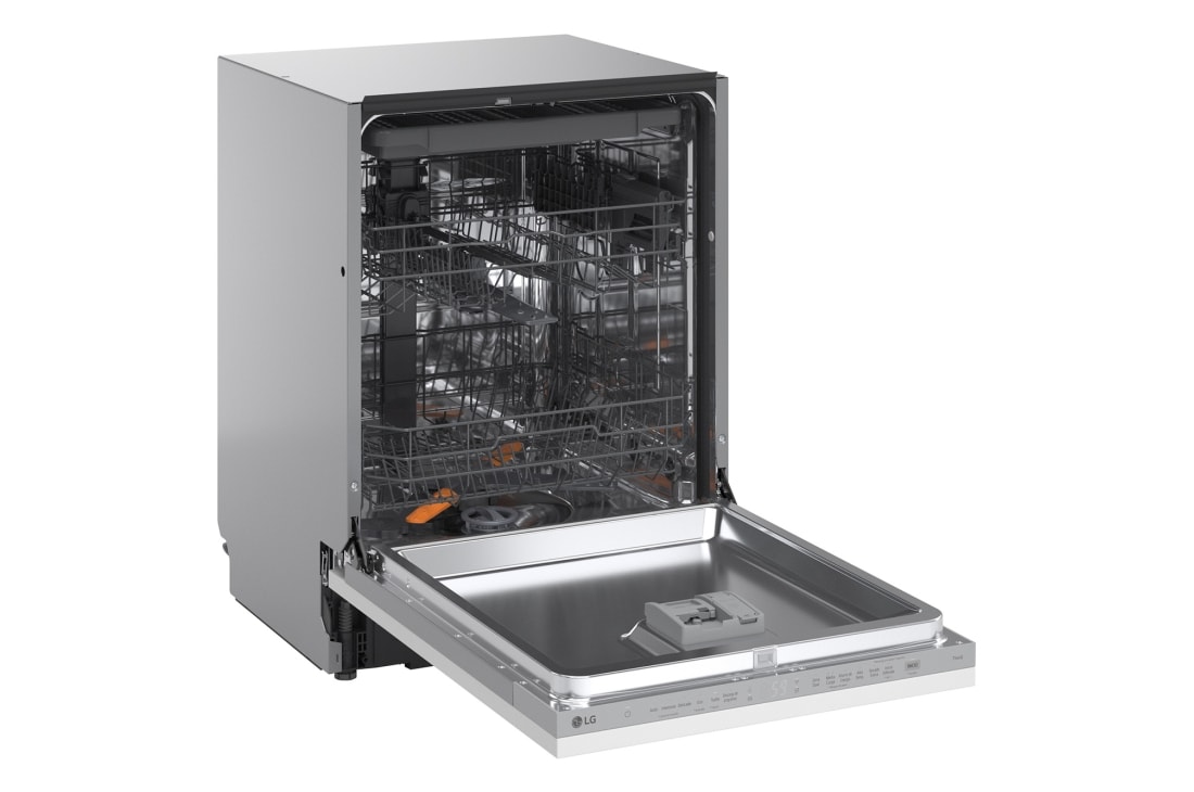 LG Εντοιχιζόμενο πλυντήριο πιάτων με ατμό και LG QuadWash™, Αριστερή πλαϊνή όψη ανοιχτής πόρτας, DB273TX, thumbnail 9
