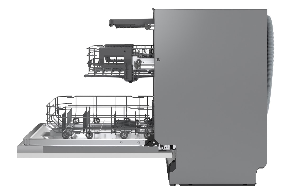 LG Εντοιχιζόμενο πλυντήριο πιάτων με ατμό και LG QuadWash™, Πλαϊνή όψη με 3ο ράφι - κάτω, DB273TX, thumbnail 12