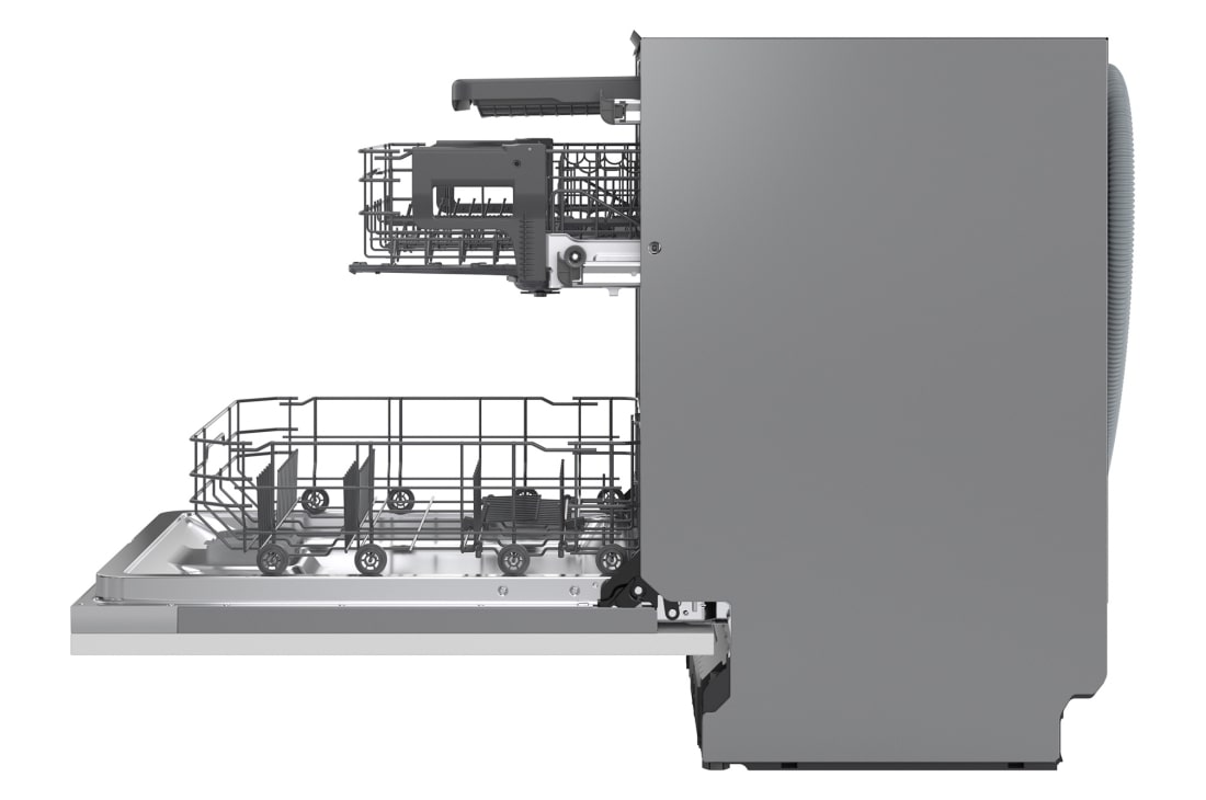 LG Εντοιχιζόμενο πλυντήριο πιάτων με ατμό και LG QuadWash™, Πλαϊνή όψη με 3ο ράφι - επάνω, DB273TX, thumbnail 13