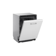 LG Εντοιχιζόμενο πλυντήριο πιάτων με ατμό και LG QuadWash™, Αριστερή πλαϊνή όψη ανοιχτής πόρτας, DB273TX, thumbnail 8