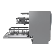 LG Εντοιχιζόμενο πλυντήριο πιάτων με ατμό και LG QuadWash™, Πλαϊνή όψη με 3ο ράφι, DB375TXS, thumbnail 12