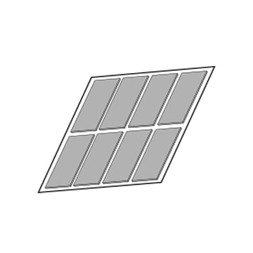 Απεικόνιση ταινίας fleece, 8 τεμάχια.