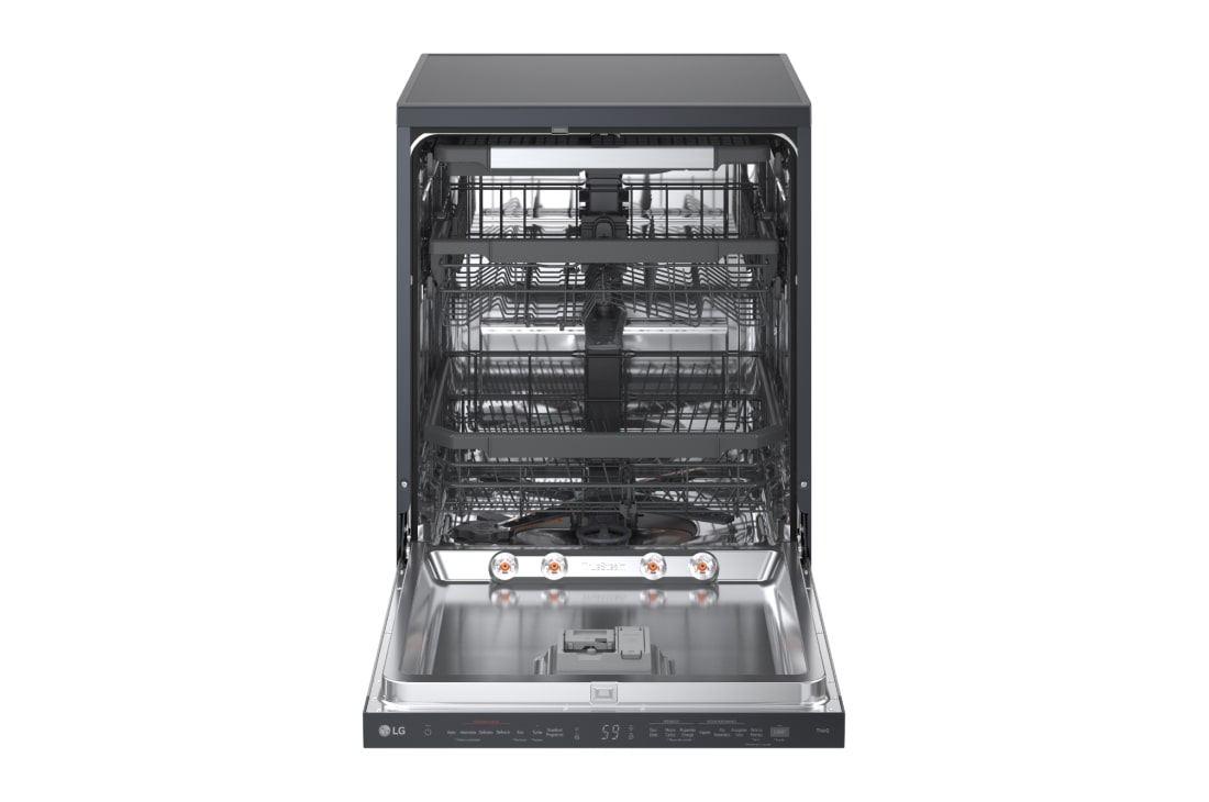 LG Ελεύθερο πλυντήριο πιάτων με ατμό και LG QuadWash™, Πίνακας ελέγχου , DF375HMS, thumbnail 6
