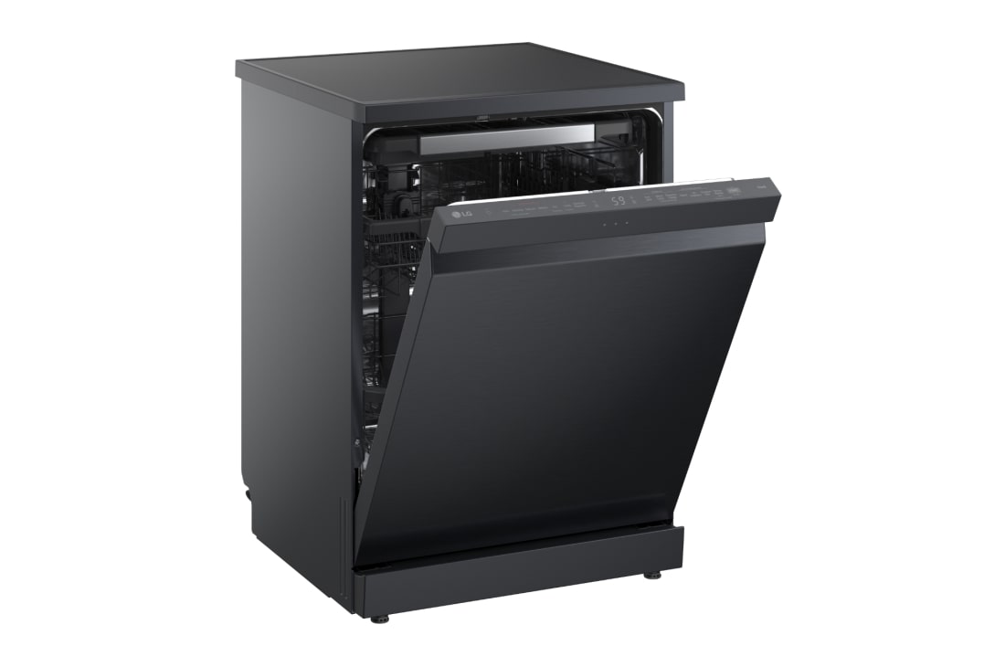 LG Ελεύθερο πλυντήριο πιάτων με ατμό και LG QuadWash™, Αριστερή πλαϊνή όψη, DF375HMS, thumbnail 8