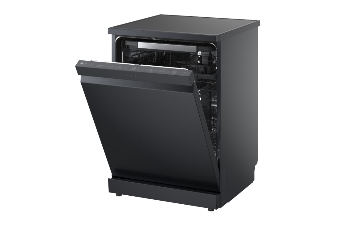 LG Ελεύθερο πλυντήριο πιάτων με ατμό και LG QuadWash™, Πλαϊνή όψη με 3ο ράφι - κάτω, DF375HMS, thumbnail 11