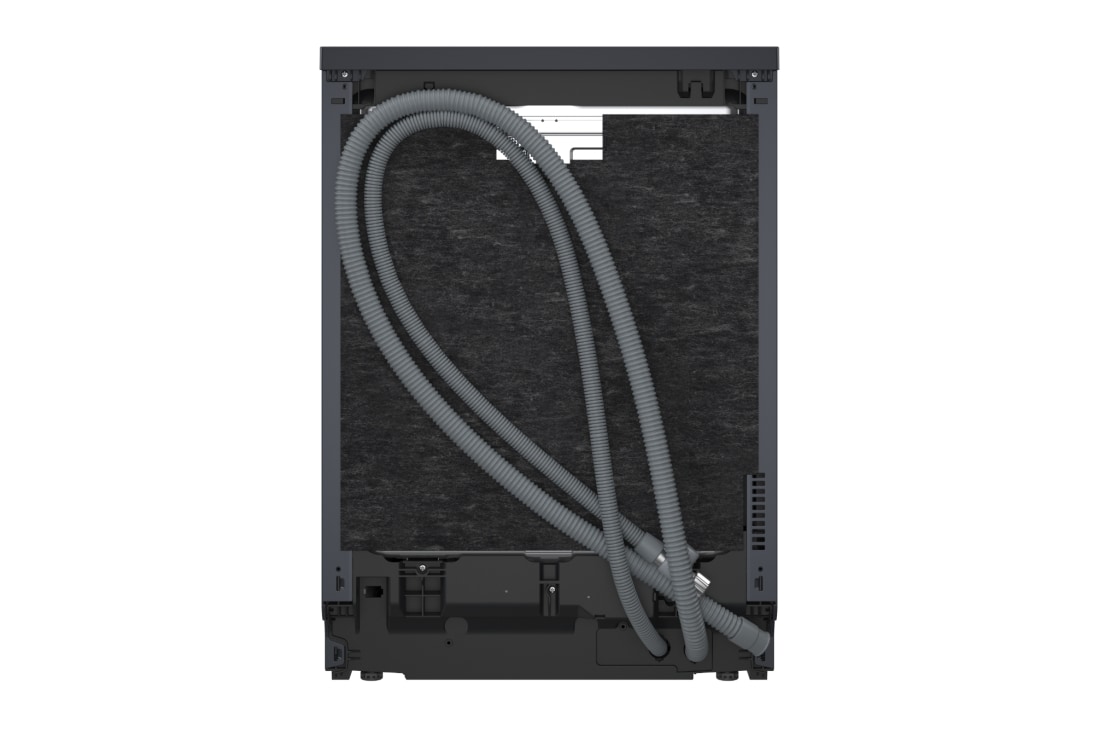 LG Ελεύθερο πλυντήριο πιάτων με ατμό και LG QuadWash™, Πίσω όψη, DF375HMS, thumbnail 15