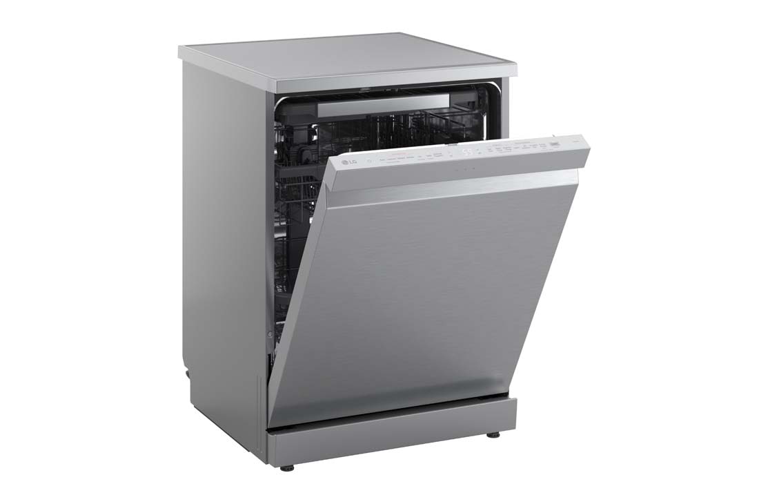 LG Ελεύθερο πλυντήριο πιάτων με ατμό και LG QuadWash™, Αριστερή πλαϊνή όψη, DF375HVS, thumbnail 8