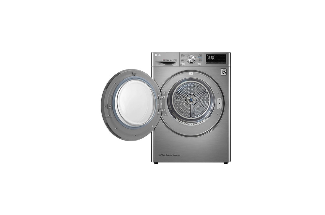 LG Στεγνωτήριο 8kg Υβριδικό με Aντλία θερμότητας, RC80V9EV2W, RC80V9EV2W, thumbnail 2